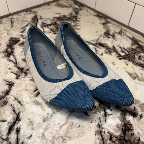 Serra Recycled Flats Pointed Toe SZ 8 - Picture 1 of 5
